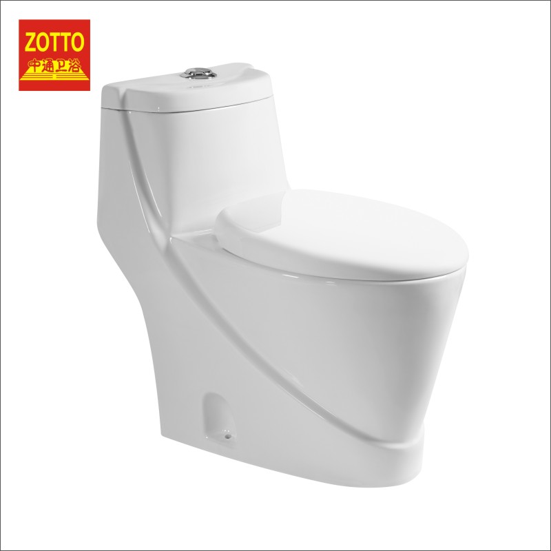 Washdown one piece toilet 4 inch big hole sanitary ware wc
