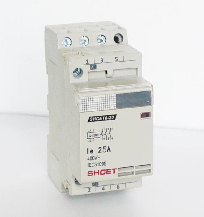 SHCET6-25 3P 20A 25A contactor modular