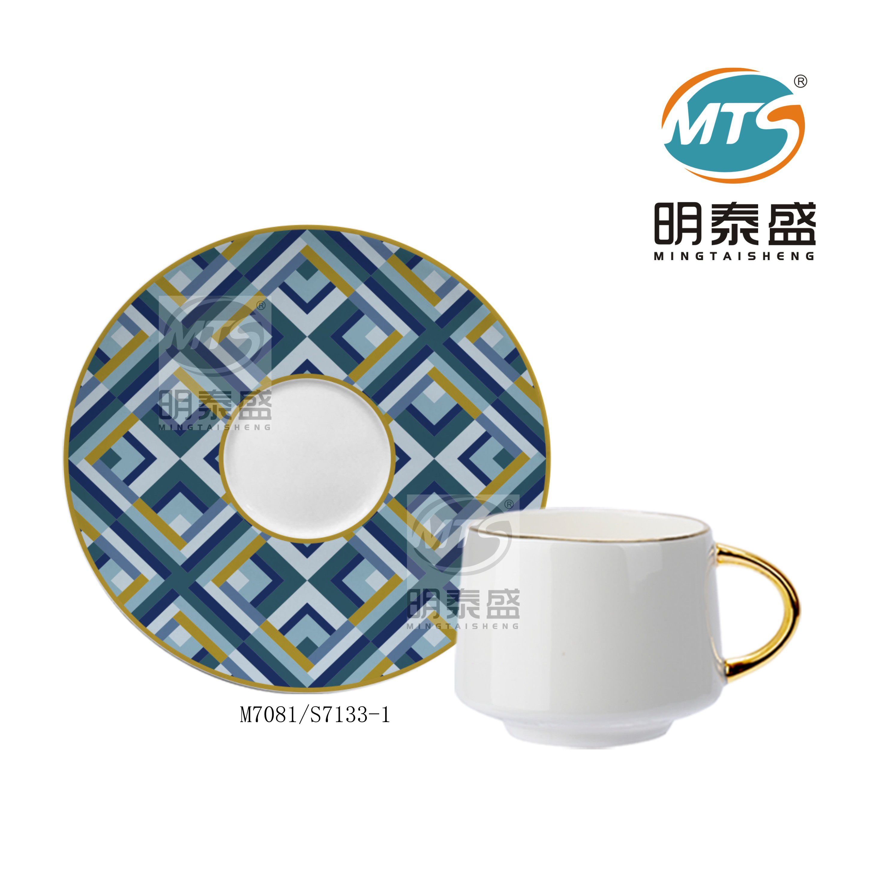 Ceramic cup&saucer