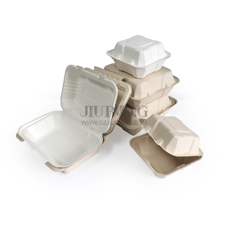 Bagasse clamshell