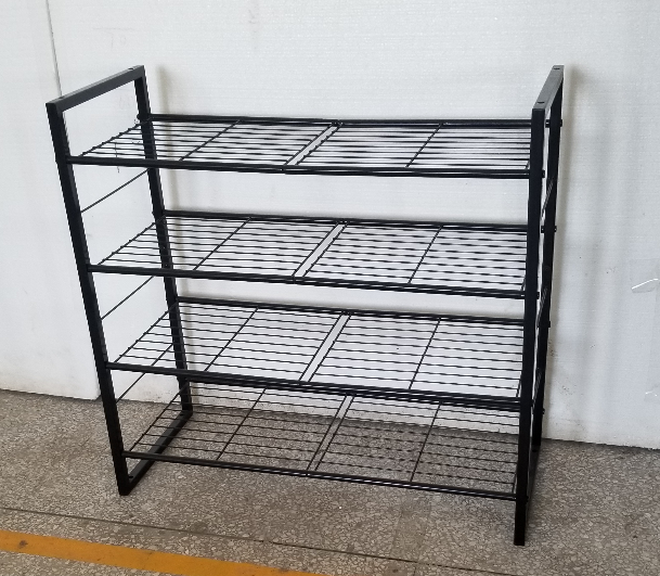 4-Tier Stackable Shoe Rack