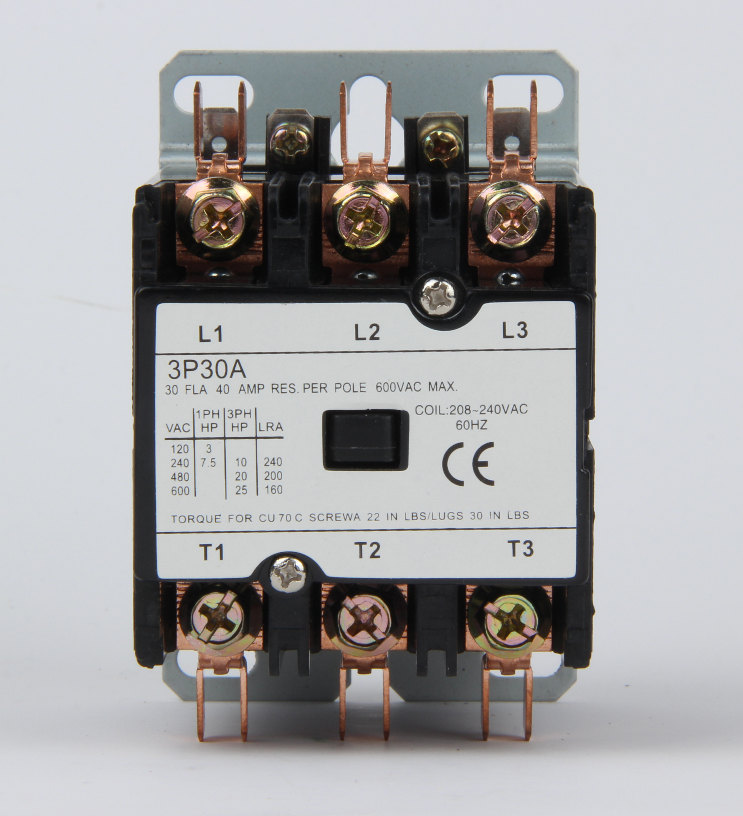 CJX9-3P 75A 24/120/208/240/277V air conditioning magnetic contactor
