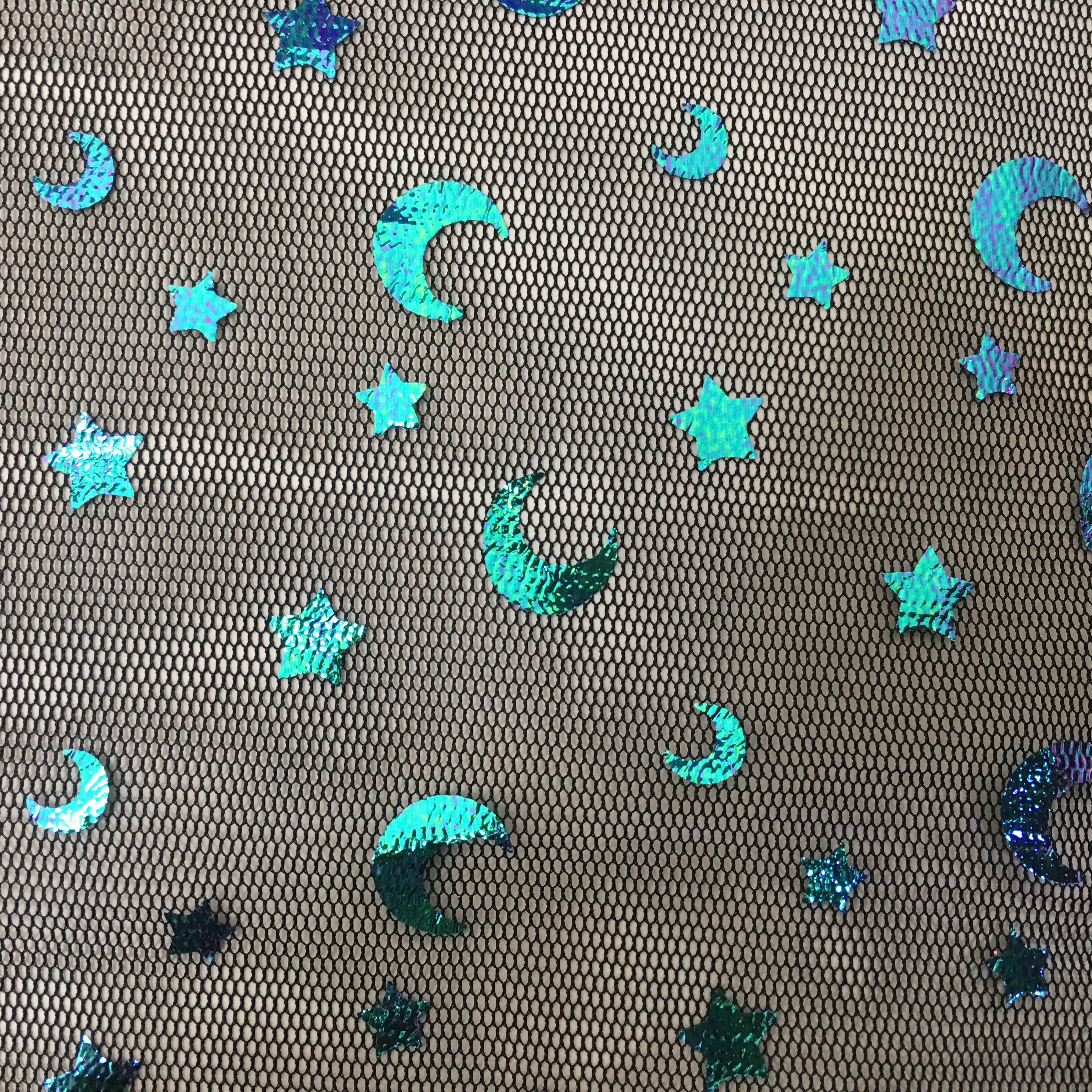 Star foiled tulle
