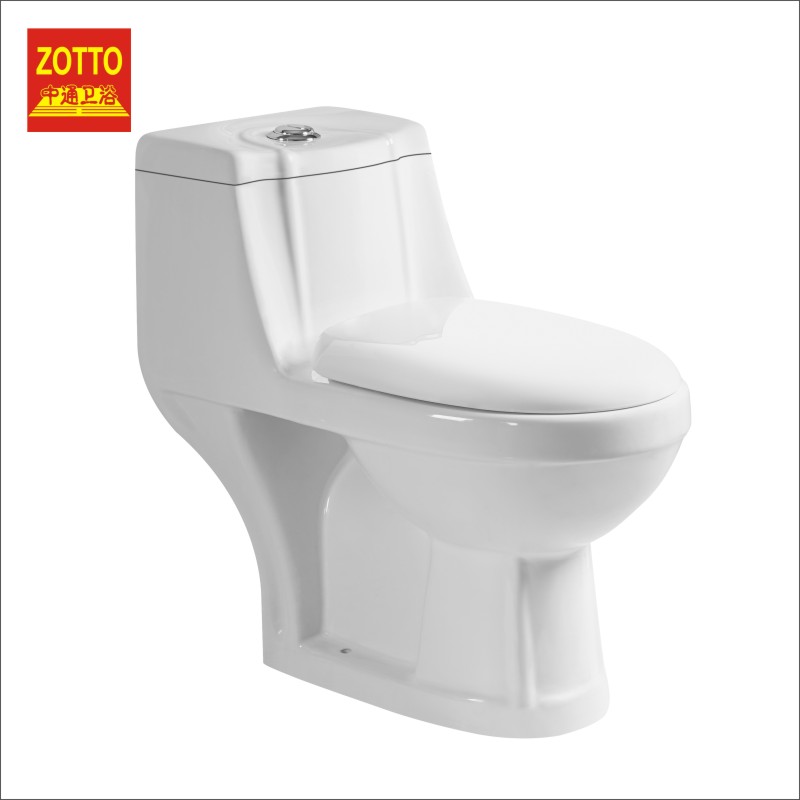 Washdown one piece toilet 4 inch big hole sanitary ware wc