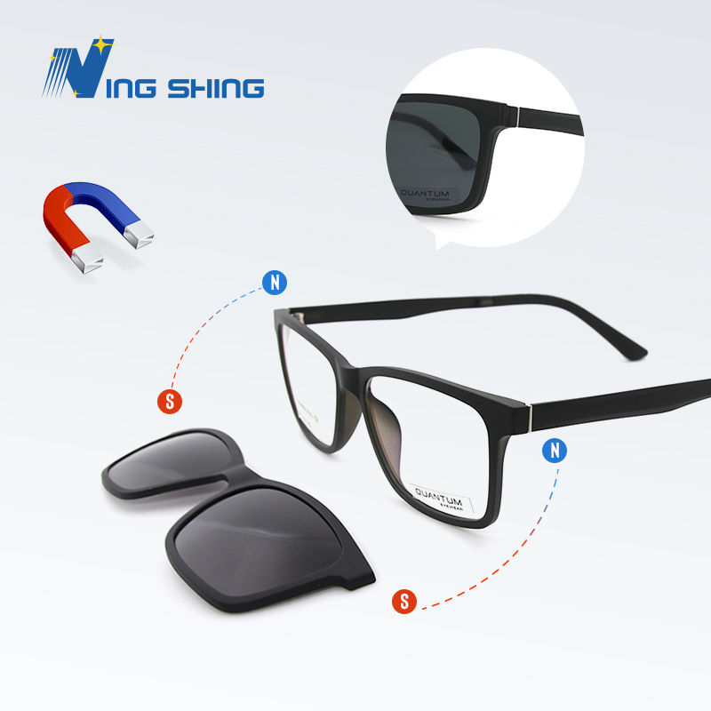 Clip-on optical frame