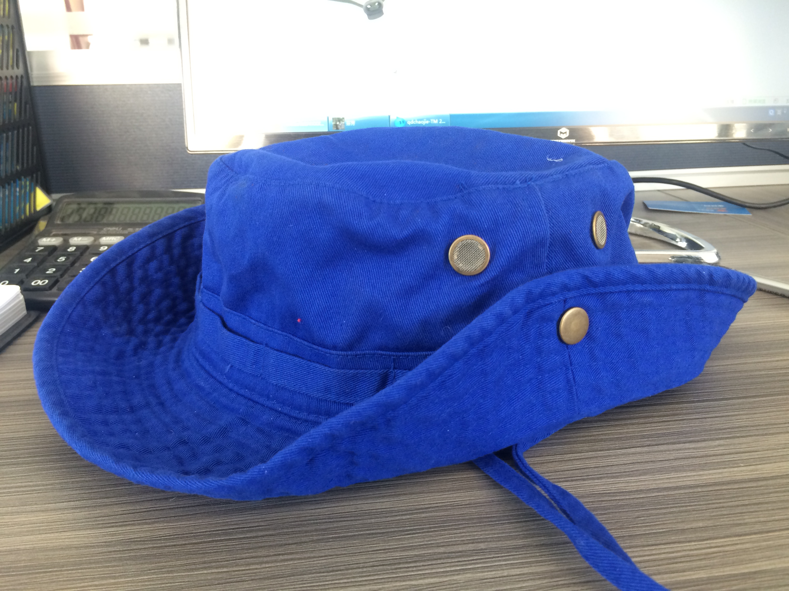 100%cotton fishing hat ,wide brim hat