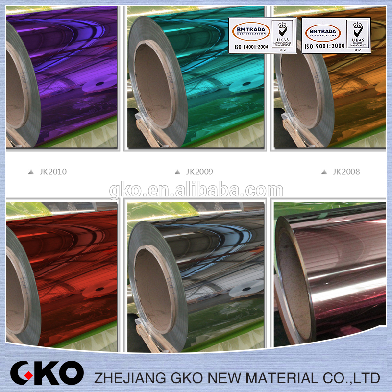 gold/silver mirror aluminum coil/strip for channel letter and decoration cladding mirror aluminum