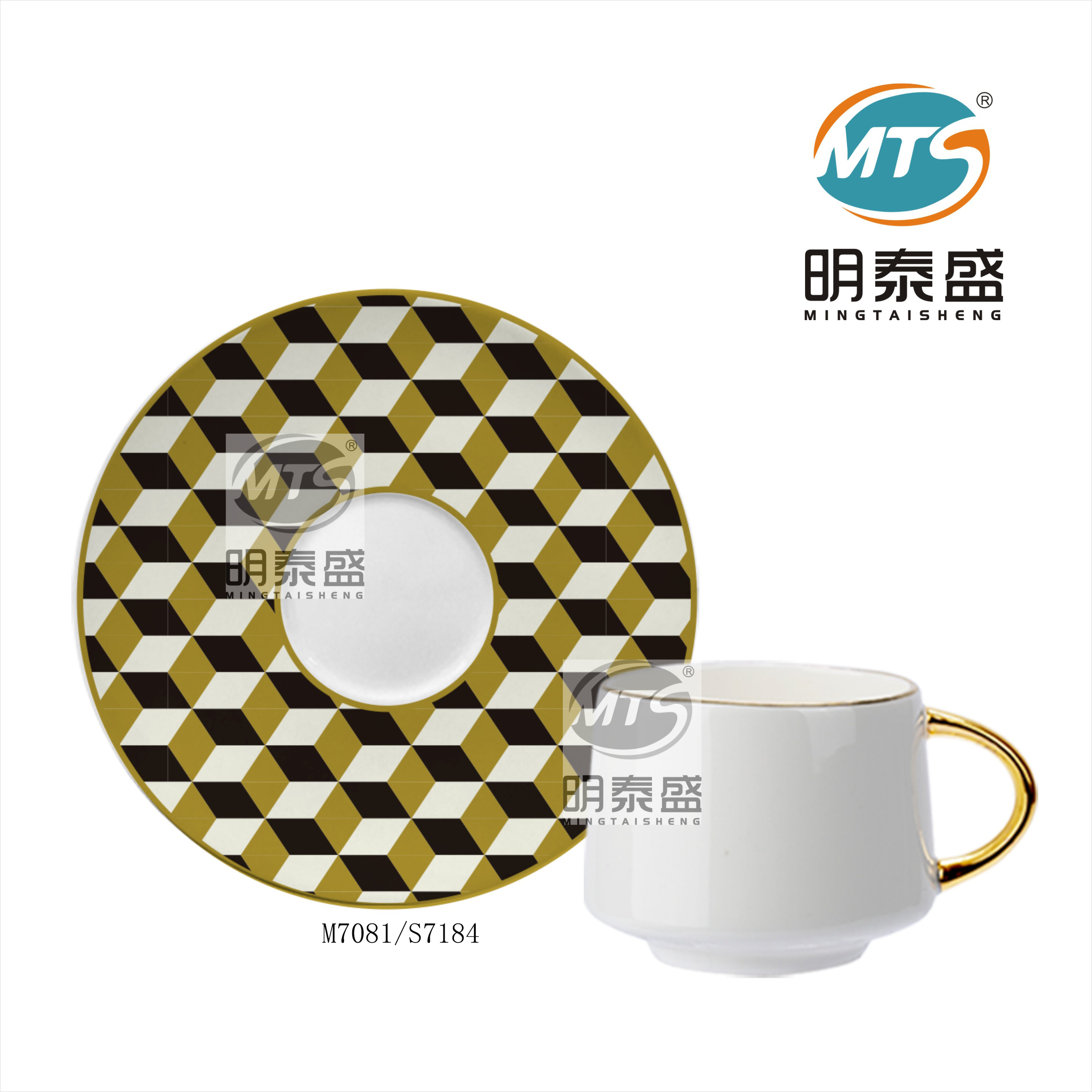 Ceramic cup&saucer