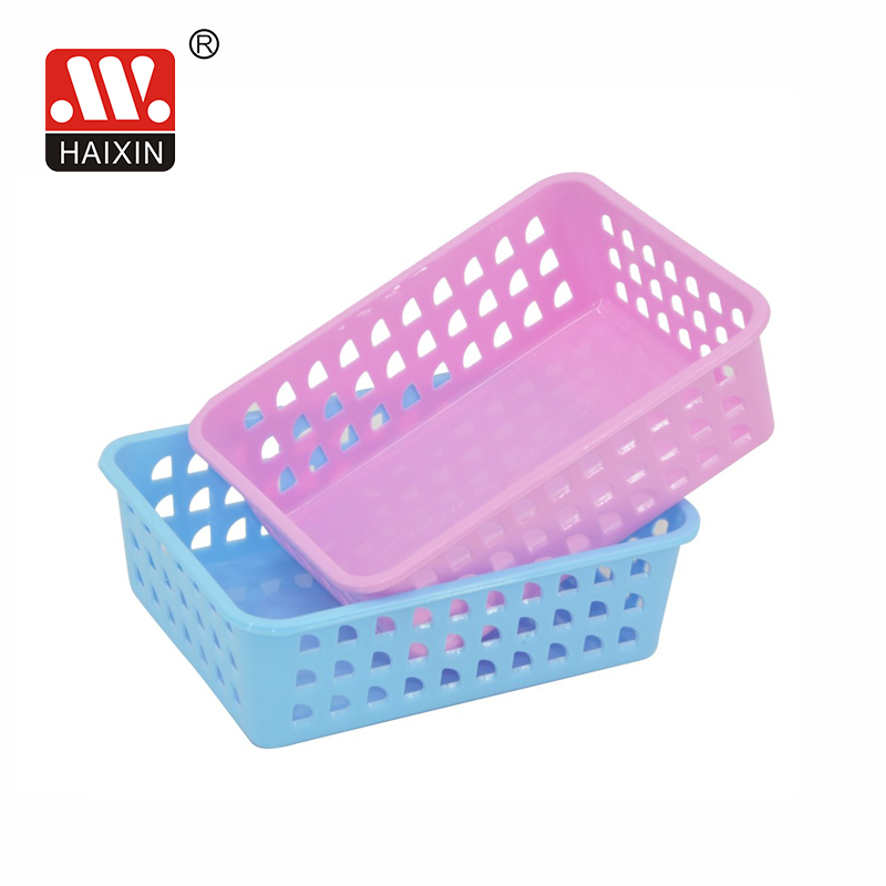 Haixin plastic utility basket 2PCS item#8348 plastic basket storage