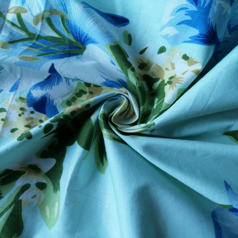 100% cotton sliver golden down-proof printed fabric for duvet cove