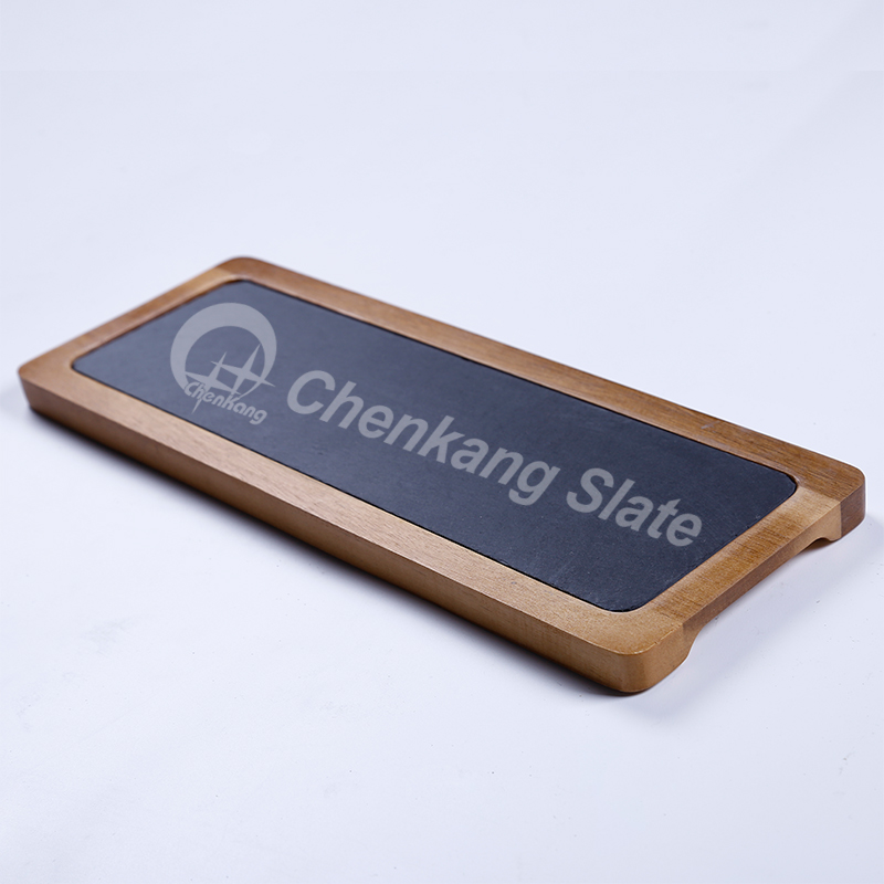 Slate and Acacia wood cheese board