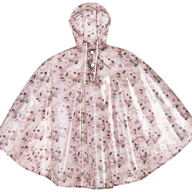 PVC print poncho
