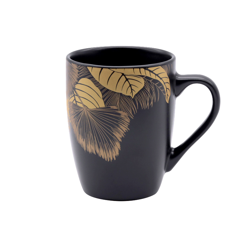 ZH-1949 Selvia 350ml black stoneware matt finished mug