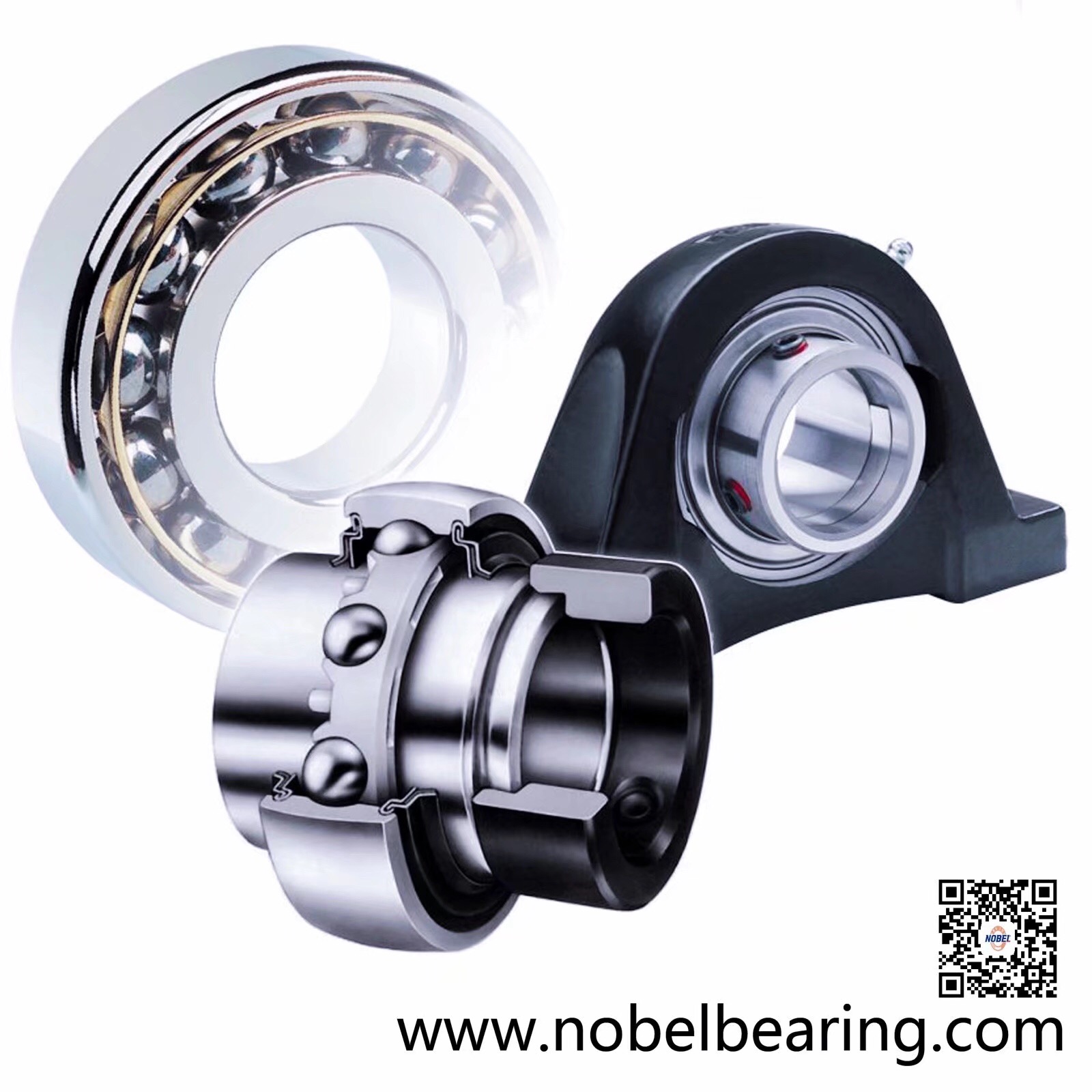Spherical bearing with seat