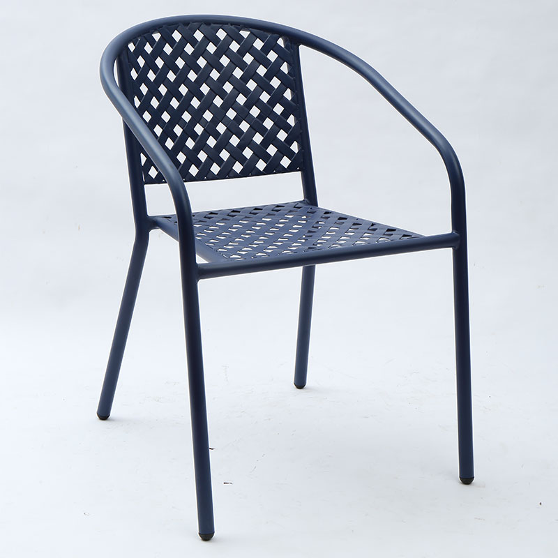 Outdoor Metal Frame stacking Chair