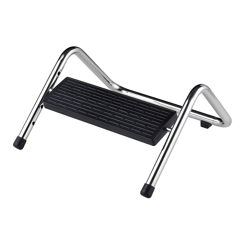 Footrest foot rest angle ajustable height adjustable with steel material