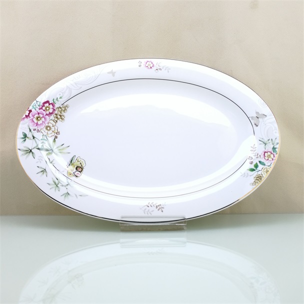 Oval plate