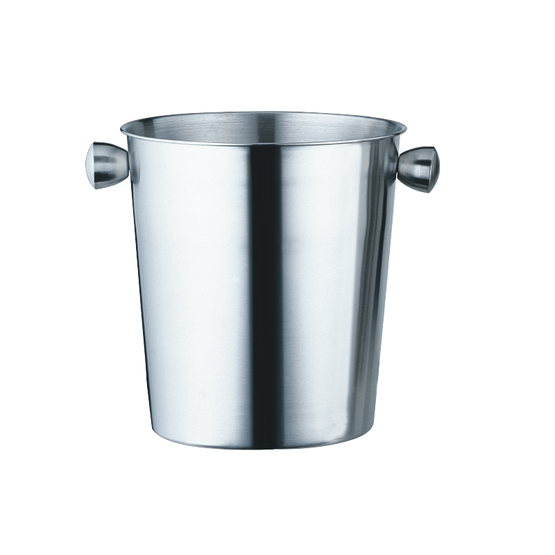 Stainless Steel Ice Bucket with Holders