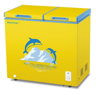 Single temperature double top door freezer
