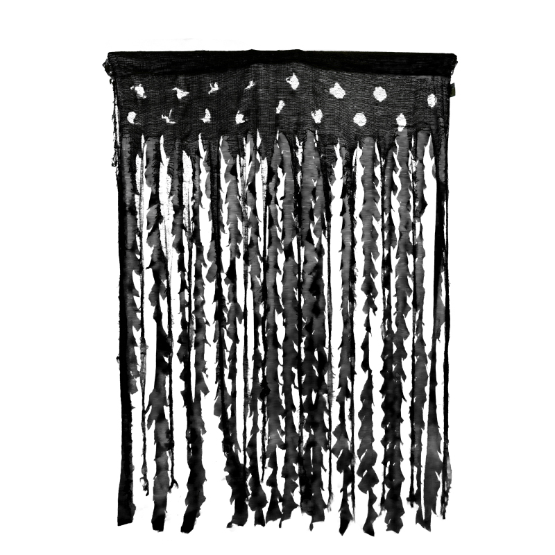 83” Black Fabric Curtain/halloween props/Halloween decoration/Fabric/Curtain