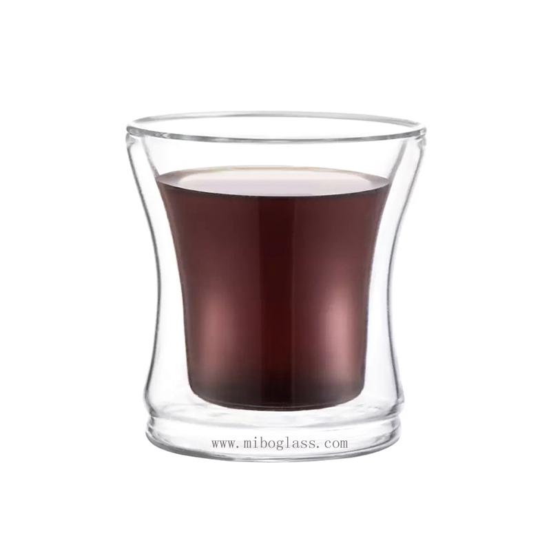 Double wall glass, borosilicate glass, coffee glass