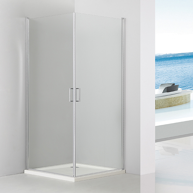 Aluminum pivot shower enclosure