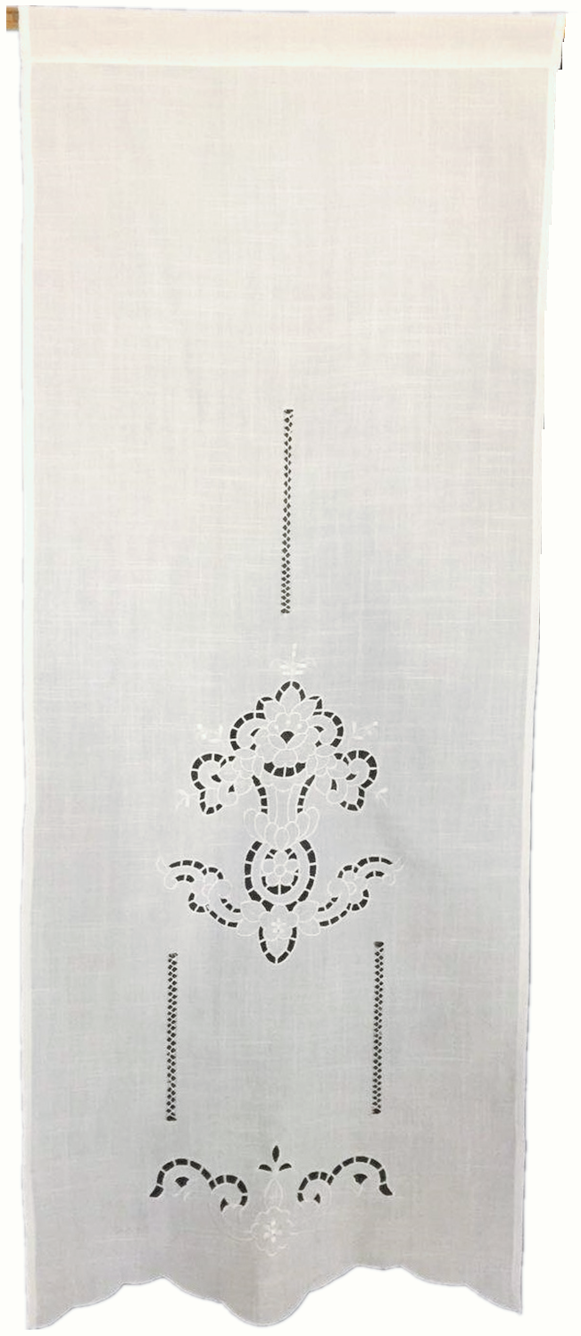 Curtain With Cutwork Hemsitich