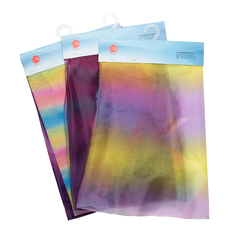 rainbow organza