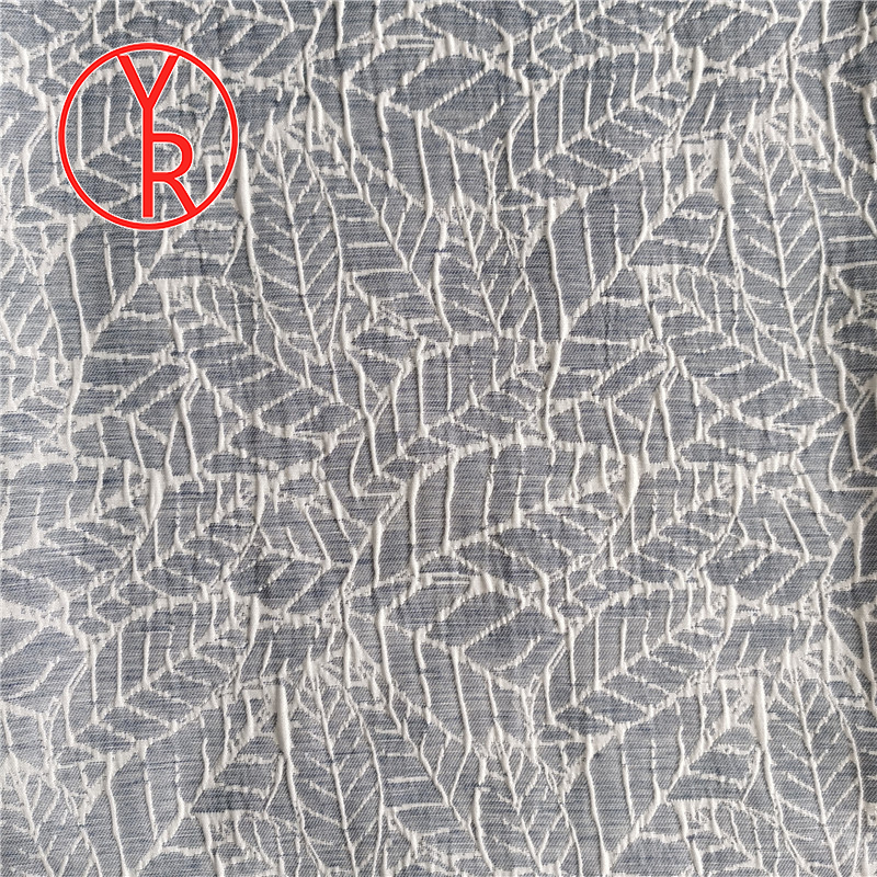crinkle floral curtain fabric cheap price