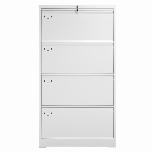 White 4 Drawer lateral File Cabinet
