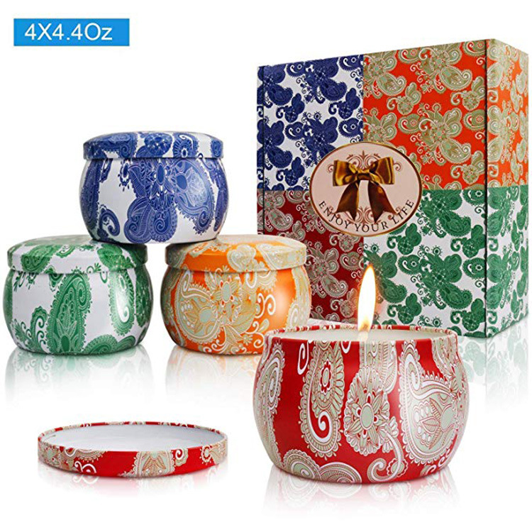 Scented Soy Tin Candle Gift Set