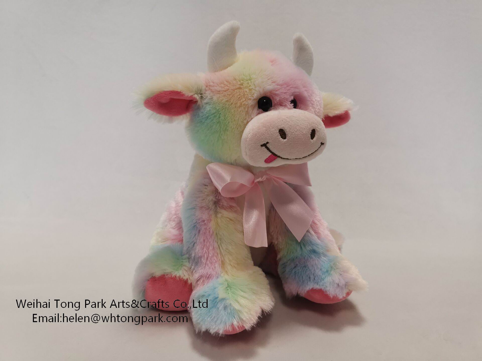 Plush Toys 23cm Squatting Cow