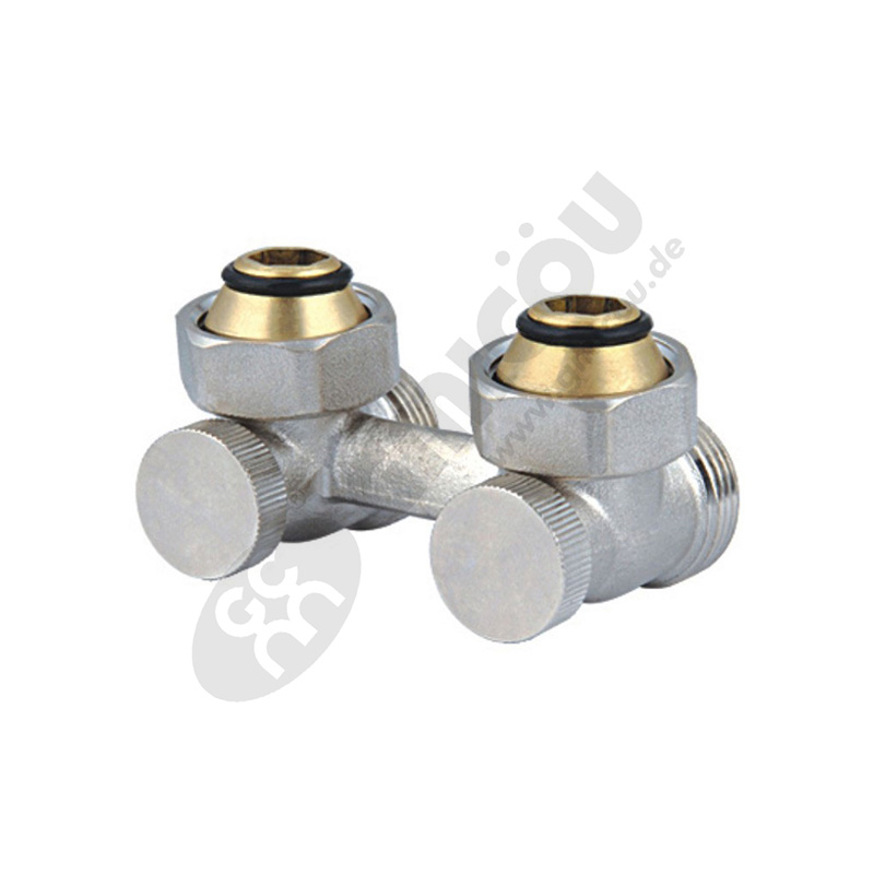 Angle H-mode valve with male thread