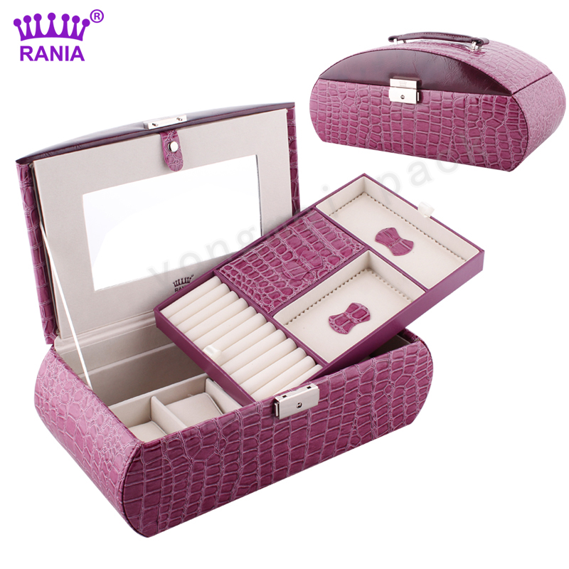 Large capacity multifunctional jewelry box storage box pearl treasure box