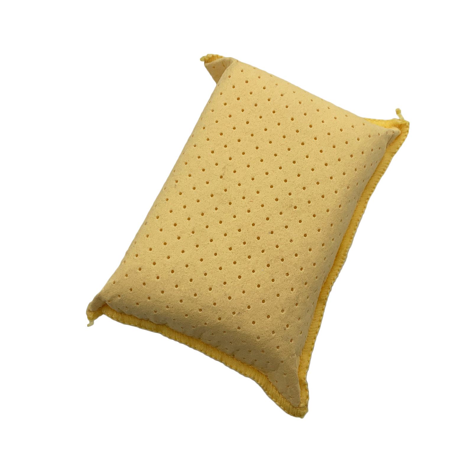 Synthetic chamois perforated sponge