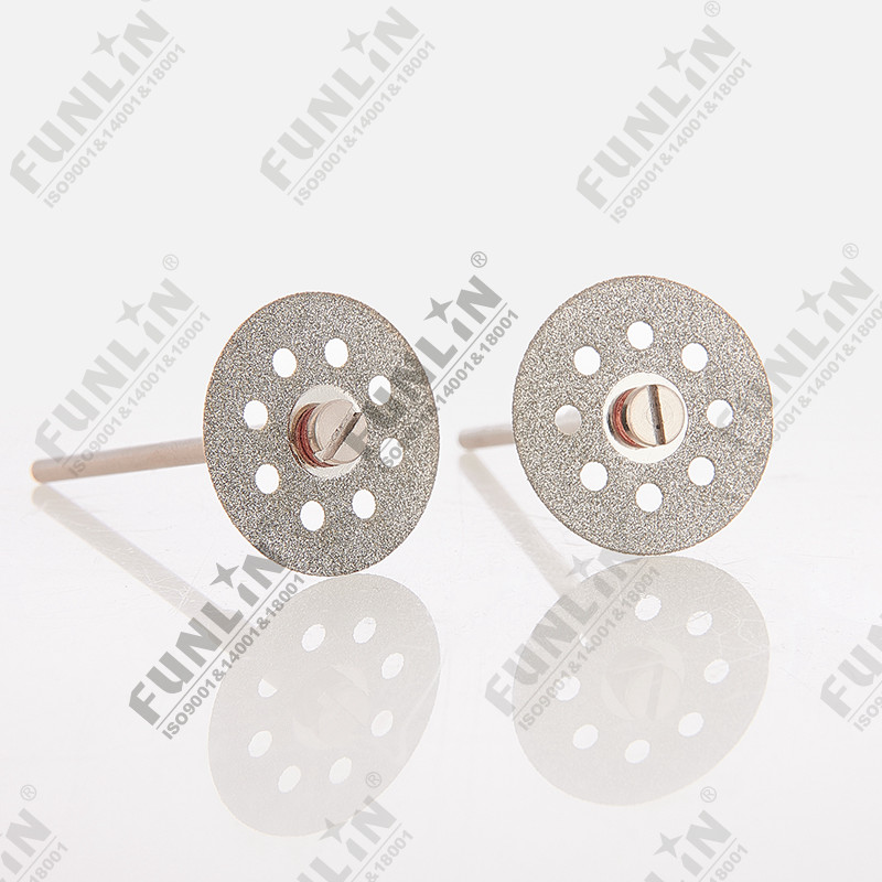 Electroplated diamond blade with shaft