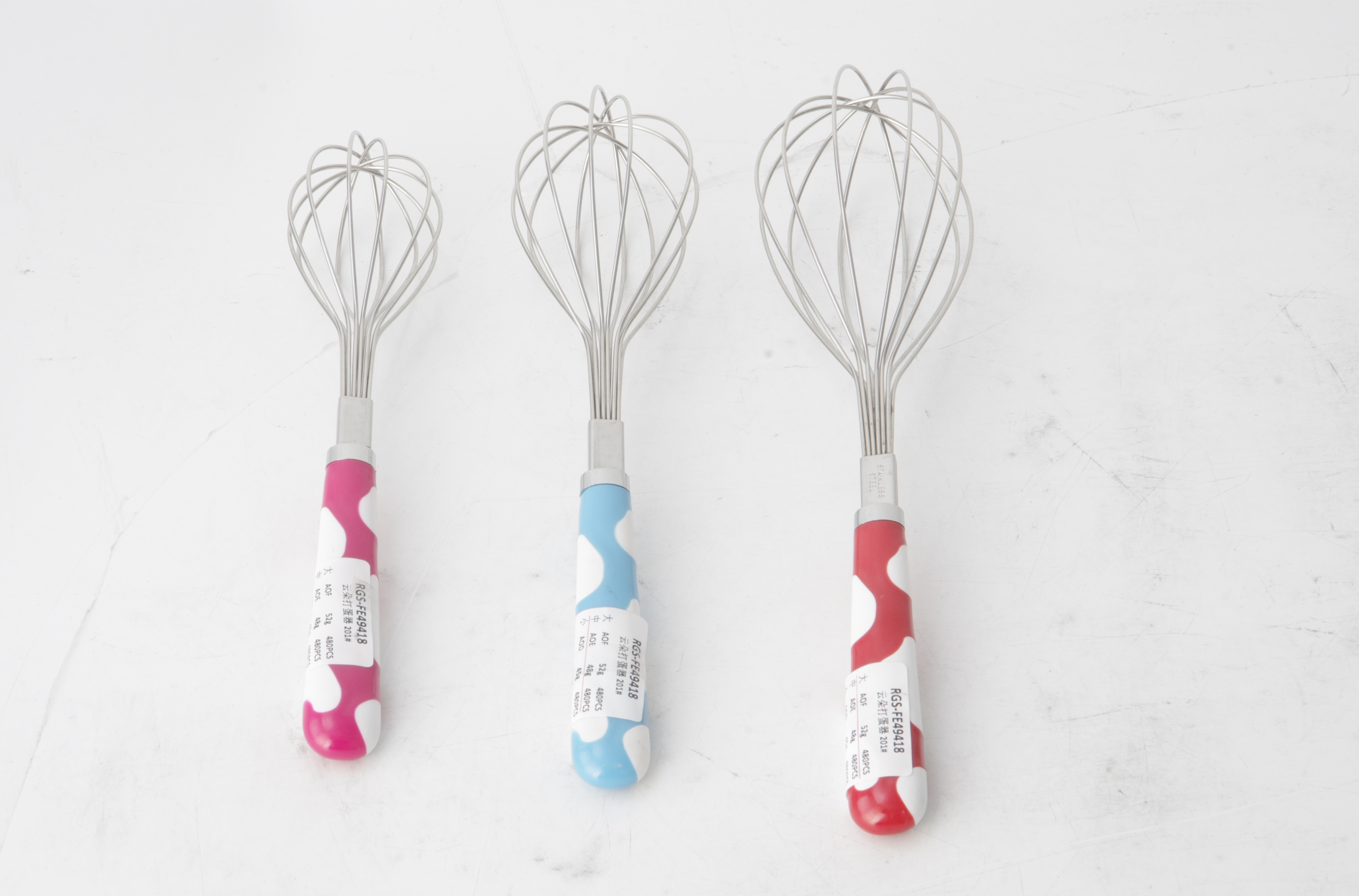 RGS-FE49418 SS201 stainless steel cloud eggbeater