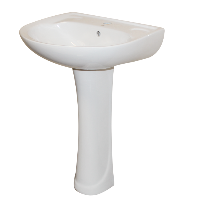 Basic Ceramic Pedestal Basin
