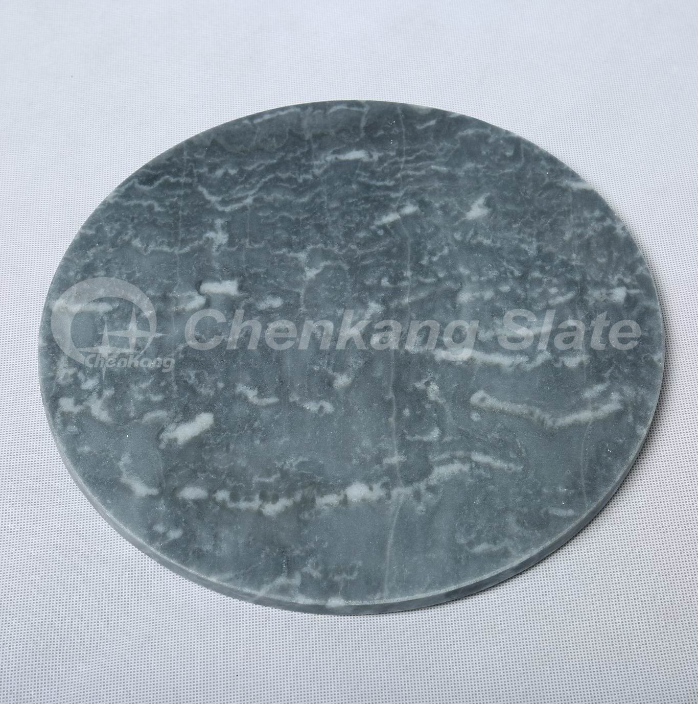 Grey Marble placemat round shape