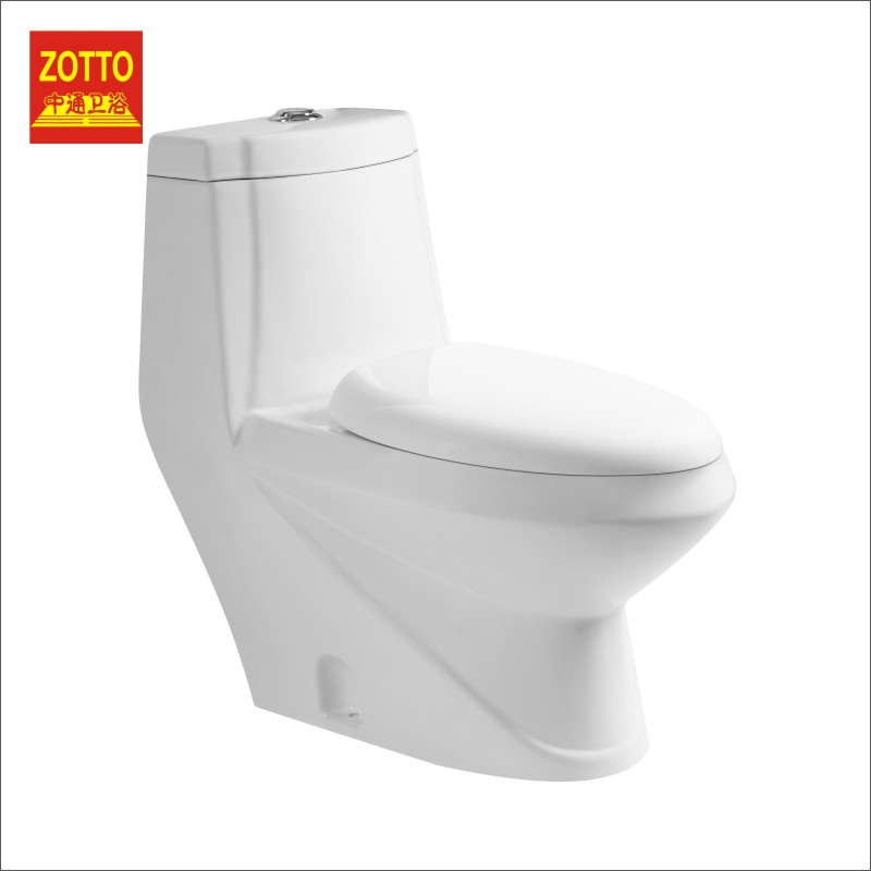 Washdown one piece toilet 4 inch big hole sanitary ware wc