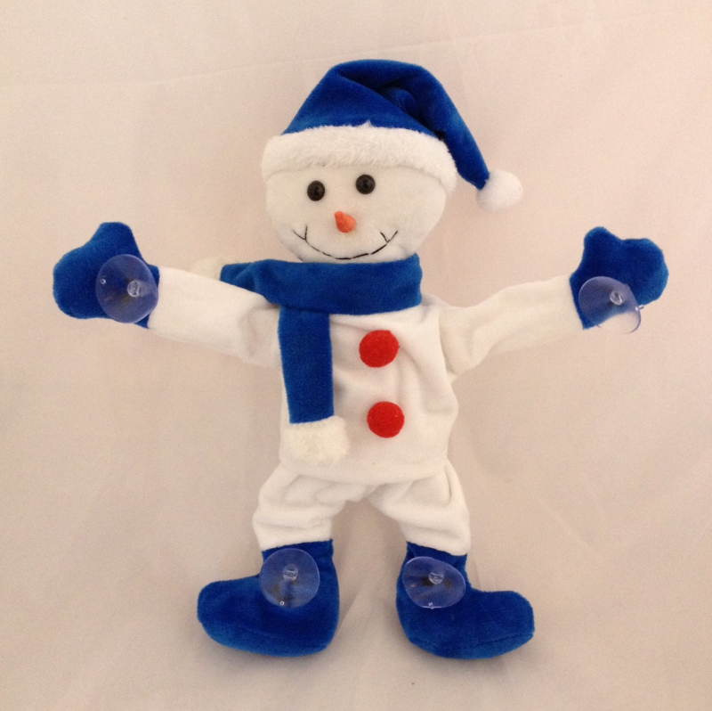 Window Cling Musical Dancing Snowman