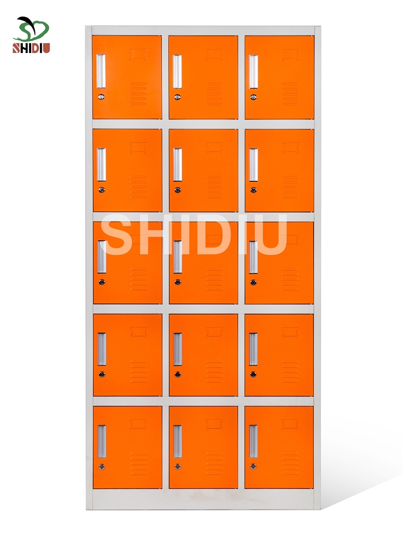 “A” Luoyang Steel Office Furniture 15 Door Metal Locker
