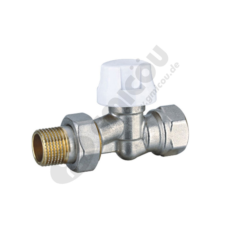 Straight automatic thermostatic valve with female thread