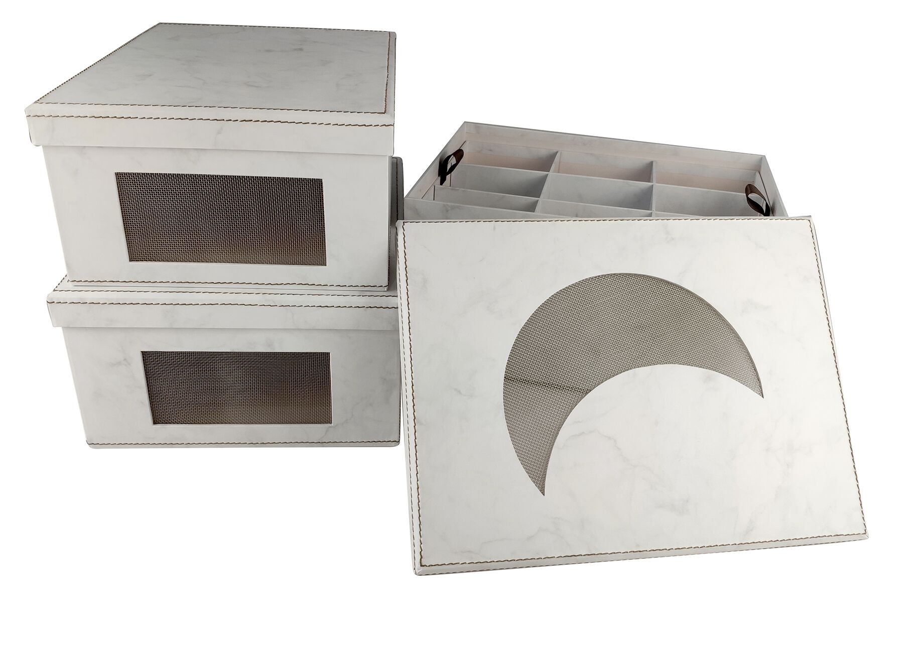 Custom design printing new paper storage box( set of 3 ）