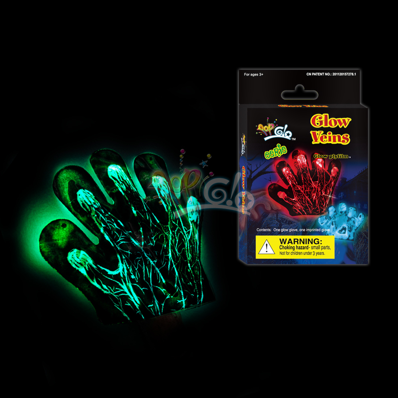 HALLOWEEN Glow Veins Glove & LIGHT STICK