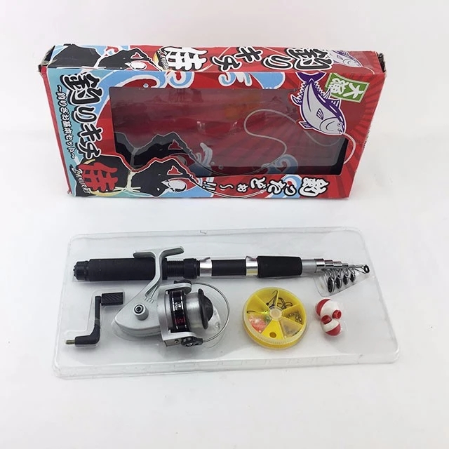 Fishing Kit Set Includes Telescopic Fishing Rod