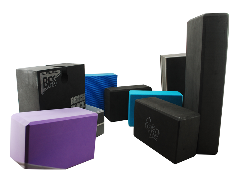 custom special shape recycled EVA foam yoga block /foam pillow brick