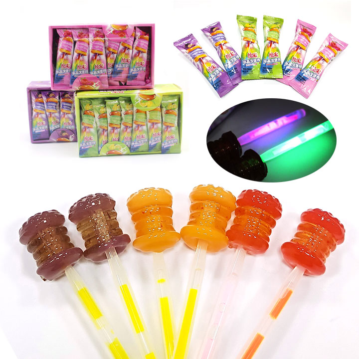 Cristal Hamburger Glowing lollipop