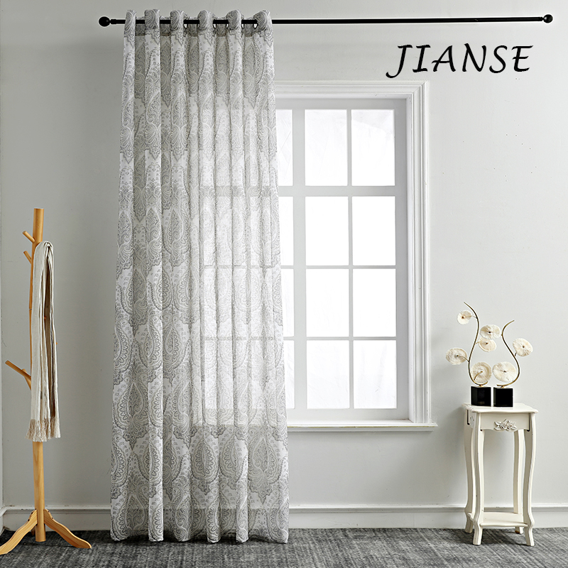 CURTAIN A3500 European printed fabric ready made curtains home window indoor