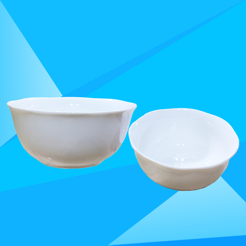 PORCELAIN cut edge bowl